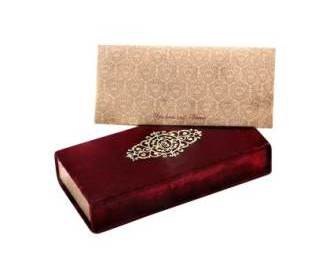 Wedding Card Box with 'Ek-Omkar' Card & Sweet Box