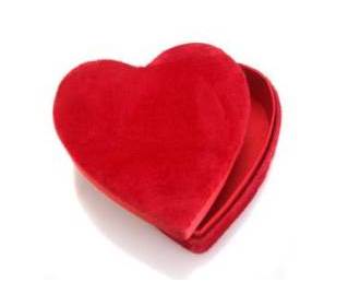 Wedding Red Shagun Box in Heart shape