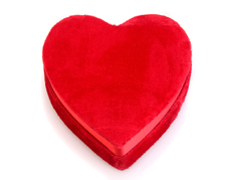 Wedding Red Shagun Box in Heart shape