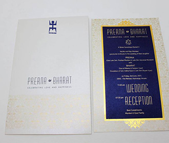 Bengali Gold Wedding Cards Images