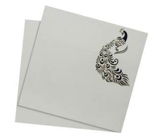 Designer Peacock Wedding Cards Images
