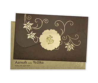 Ganesha Table Wedding Cards Images
