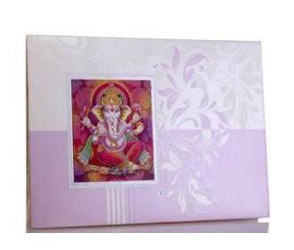 Gujarati Coral Wedding Cards Images