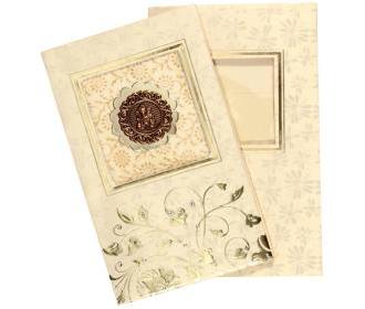 Gujarati White Wedding Cards Images