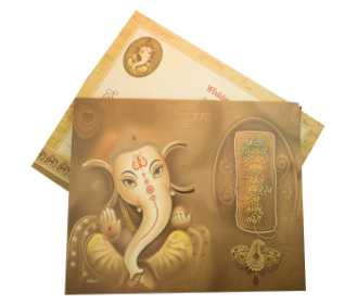 Handmade Ganesha Wedding Cards Images
