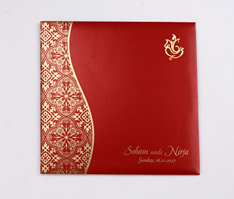 Hindu Menu Wedding Cards Images