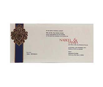 His & Her Parsi Wedding Cards Images