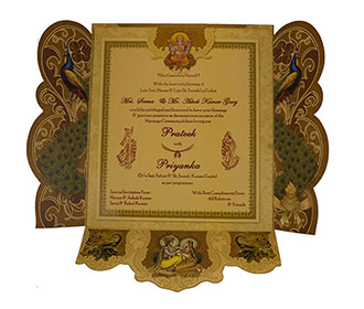 His & Her Sindhi Wedding Cards Images