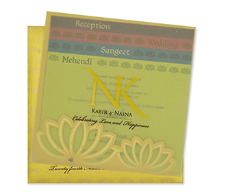 Indian Light Gray Wedding Cards Images