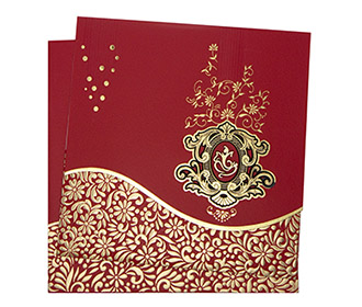 Indian Pale yellow Wedding Cards Images