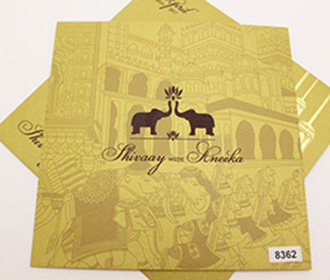 Indian Pull-out Insert Wedding Cards Images