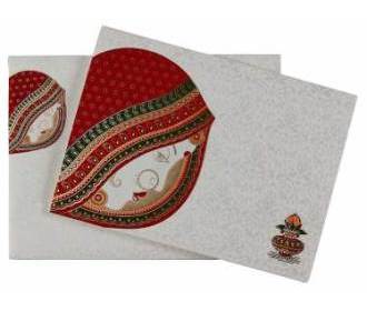 Jainism Cerulean Wedding Cards Images