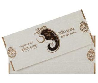 Jainism Ivory Wedding Cards Images