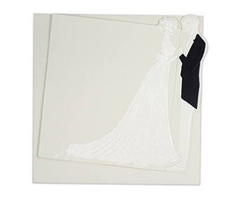 Multi-faith Dark Gray Wedding Cards Images