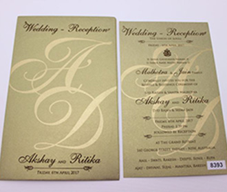 Multi-faith Dusty bule Wedding Cards Images