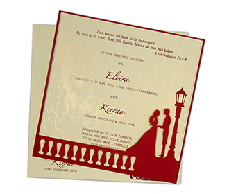 Multi-faith Glittery gold Wedding Cards Images