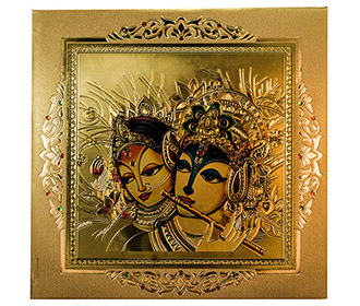 Premium Radha Krishna Wedding Cards Images