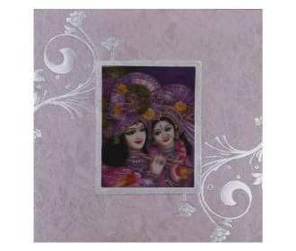 Radha Krishna Lavender Wedding Cards Images
