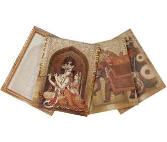 Satin Jainism Wedding Cards Images