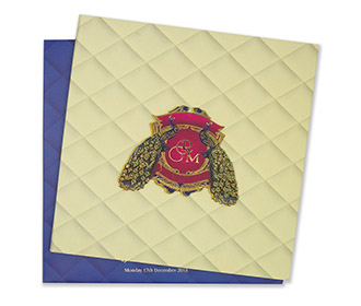 Satin Peacock Wedding Cards Images